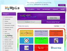 Tablet Screenshot of mywpis.pl